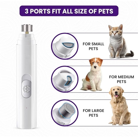 USB-C Powered Dog / Cat Nail Grinder - New - Picture 2 of 5